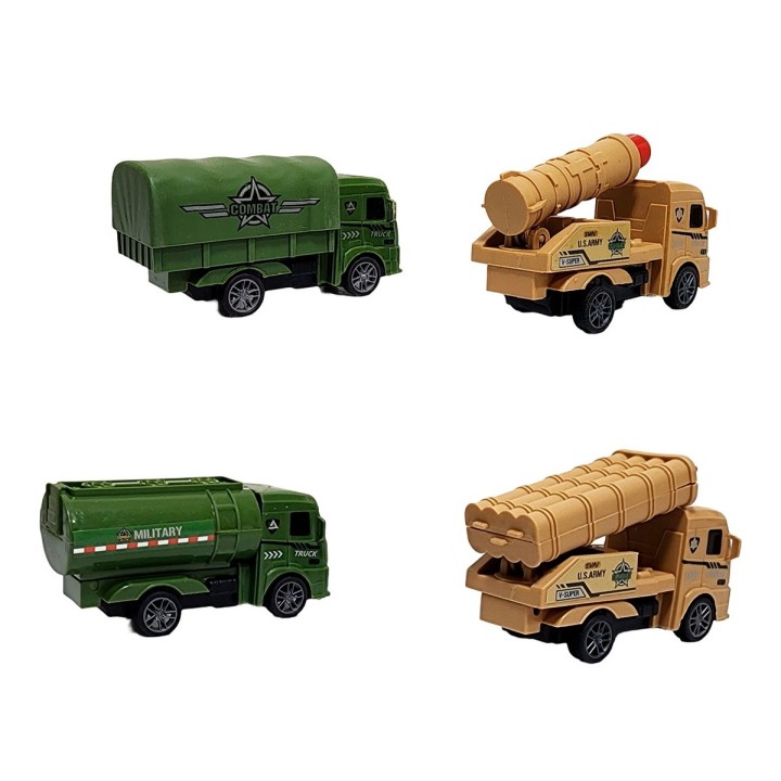 Camiones Lanzadores Militares Interactivo Juguete Niños