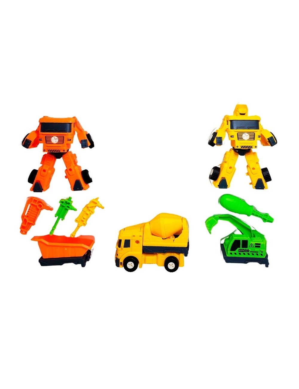 Carros Robots Construccion Armable Juguete Didactico Niños