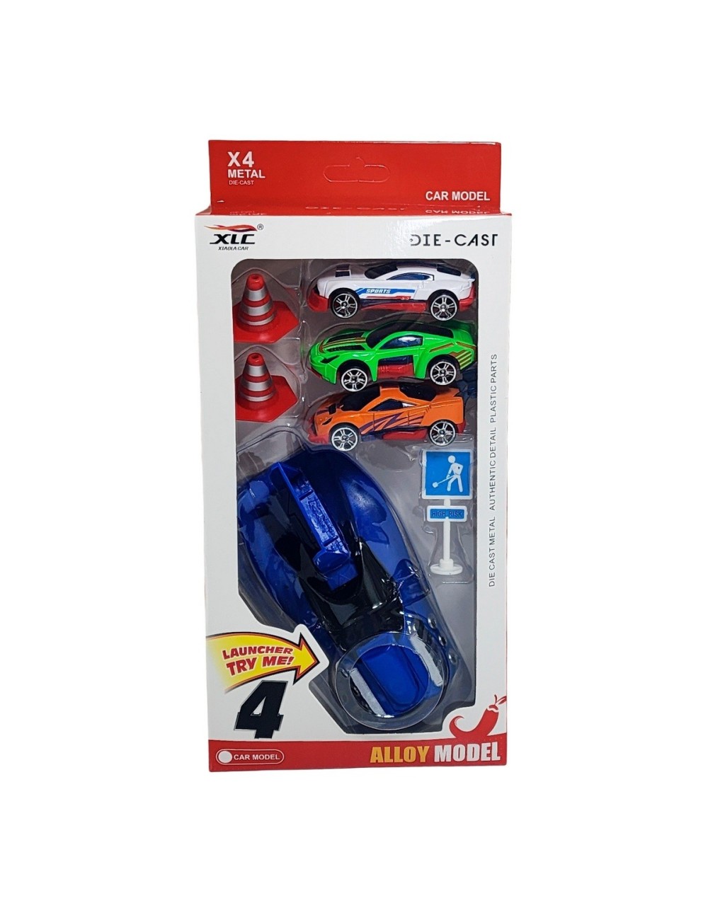 Catapulta Con Tres Carros Deportivos Juguete Interactivo