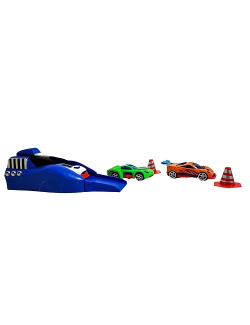 Catapulta Con Tres Carros Deportivos Juguete Interactivo