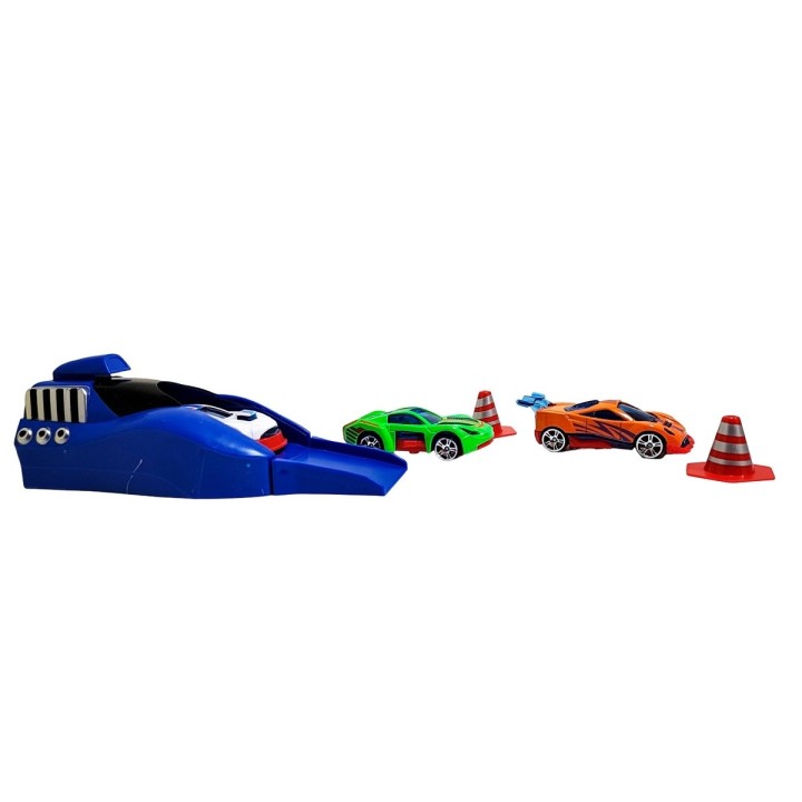 Catapulta Con Tres Carros Deportivos Juguete Interactivo
