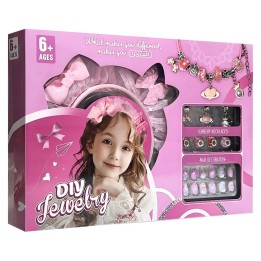 Kit Manicure Hacer Pulseras Juguete Niñas Princesa Charms