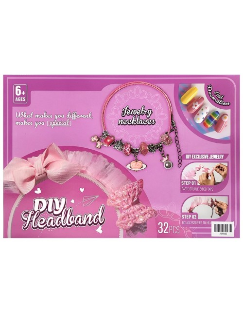 Kit Manicure Hacer Pulseras Juguete Niñas Princesa Charms