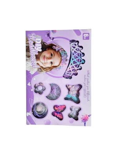 Kit Princesa Corona Ganchos Accesorios Disfraz Juguete