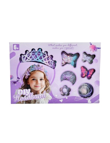 Kit Princesa Corona Ganchos Accesorios Disfraz Juguete