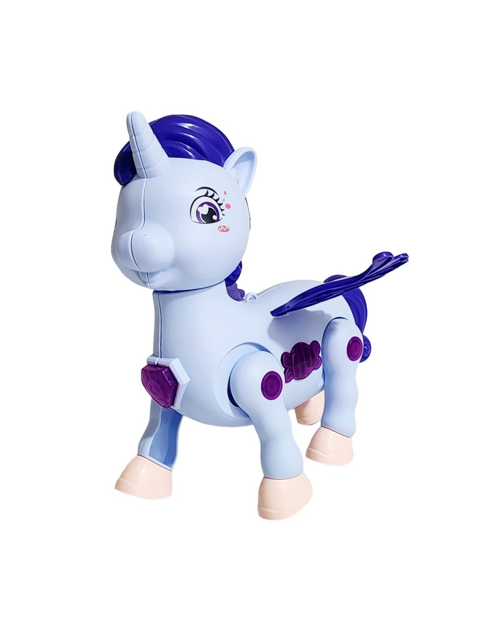 Unicornio Pony Robot Juguete Sonido Movimiento + Bateria