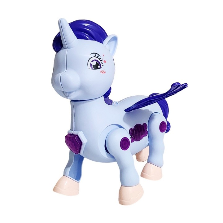 Unicornio Pony Robot Juguete Sonido Movimiento + Bateria