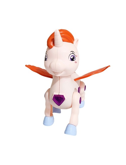 Unicornio Pony Robot Juguete Sonido Movimiento + Bateria