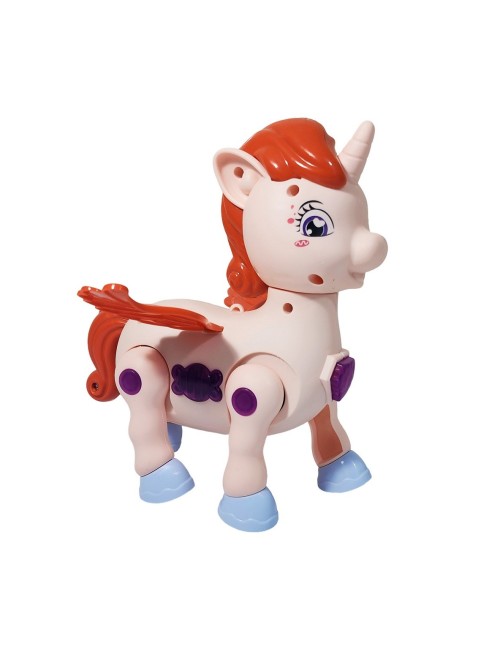 Unicornio Pony Robot Juguete Sonido Movimiento + Bateria