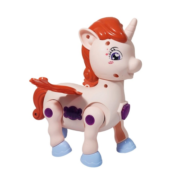 Unicornio Pony Robot Juguete Sonido Movimiento + Bateria