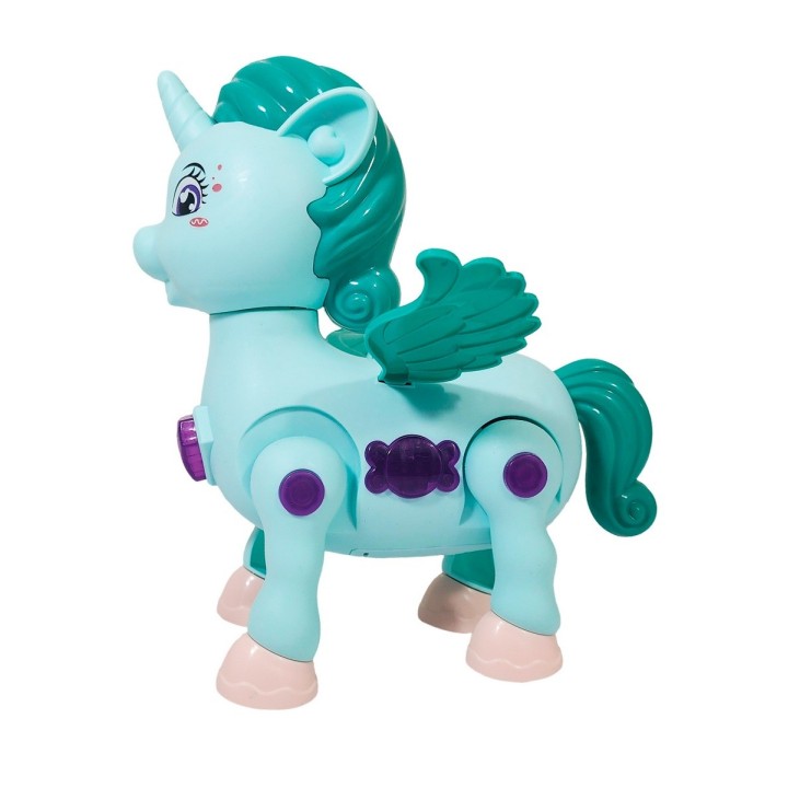 Unicornio Pony Robot Juguete Sonido Movimiento + Bateria