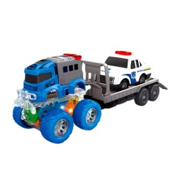 Camion Niñera Trailer Carro Policia Juguete Interactivo