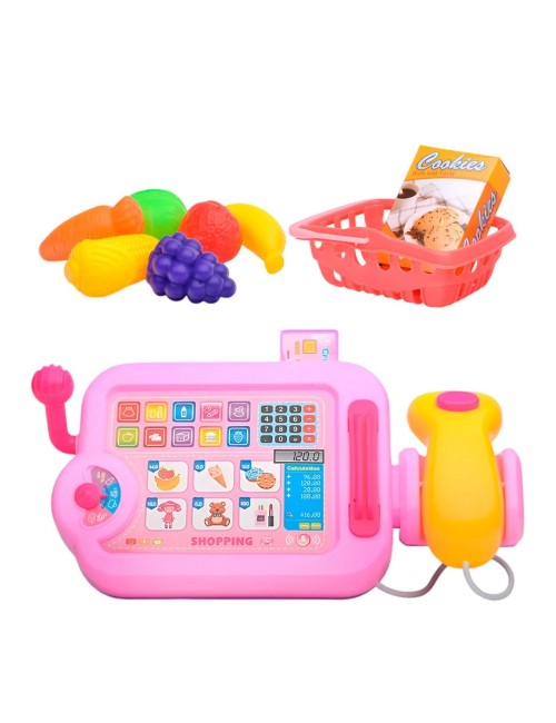 Caja Registradora Interactiva Simulada Juguete + Accesorios