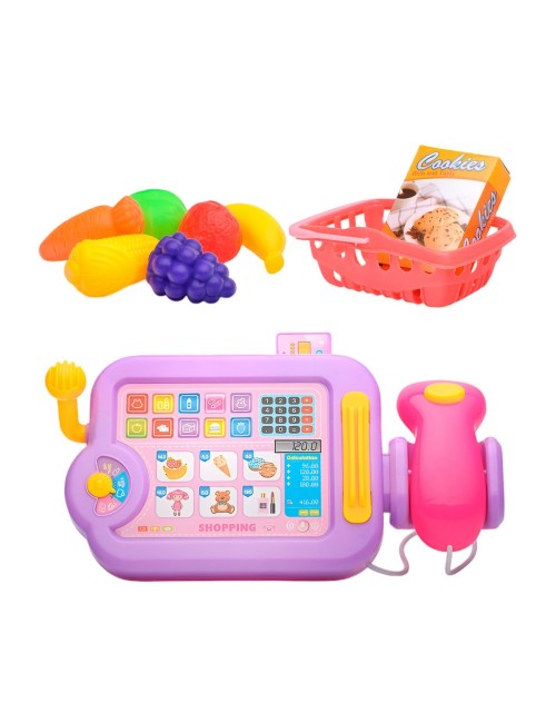 Caja Registradora Interactiva Simulada Juguete + Accesorios