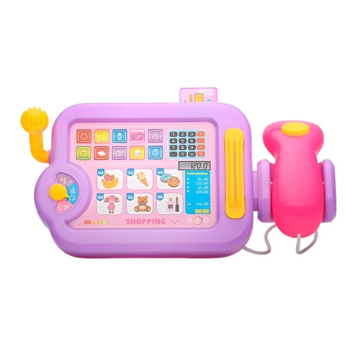 Caja Registradora Interactiva Simulada Juguete + Accesorios