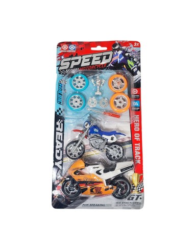 Moto Motocicleta Speed Duo Juguete Personalizalo Champions