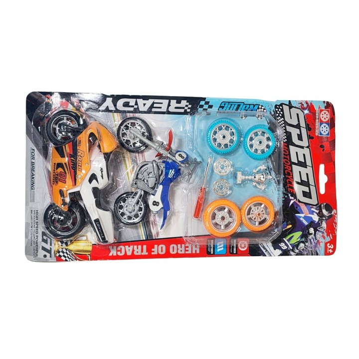 Moto Motocicleta Speed Duo Juguete Personalizalo Champions