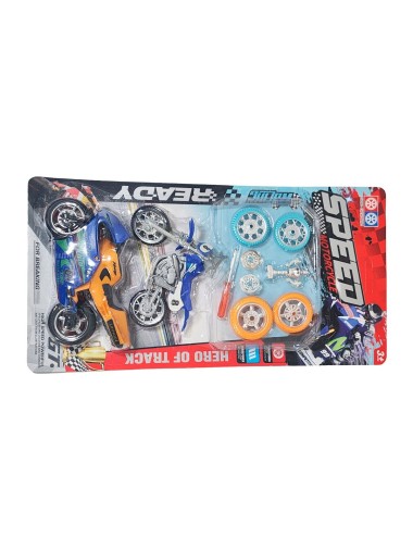 Moto Motocicleta Speed Duo Juguete Personalizalo Champions