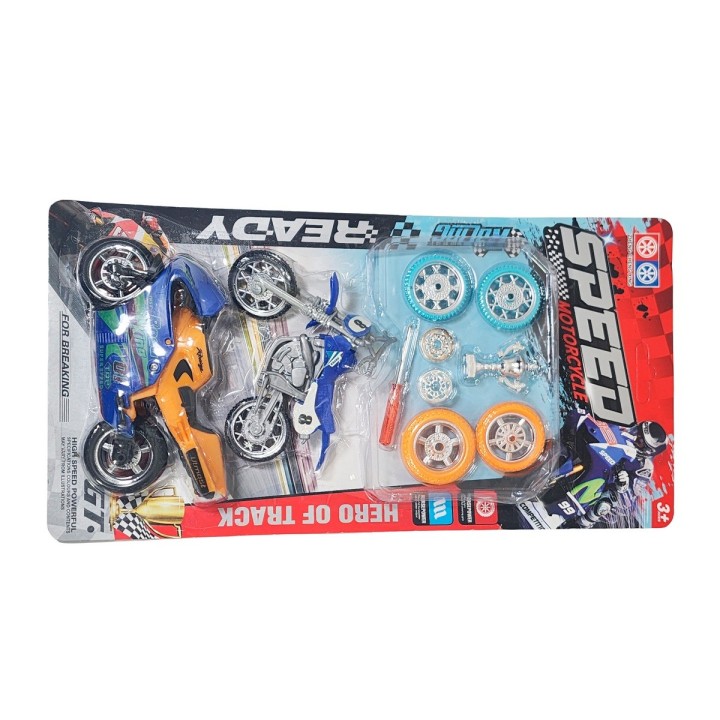 Moto Motocicleta Speed Duo Juguete Personalizalo Champions