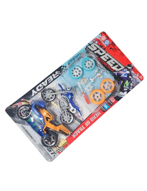 Moto Motocicleta Speed Duo Juguete Personalizalo Champions