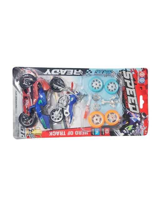 Moto Motocicleta Speed Duo Juguete Personalizalo Champions