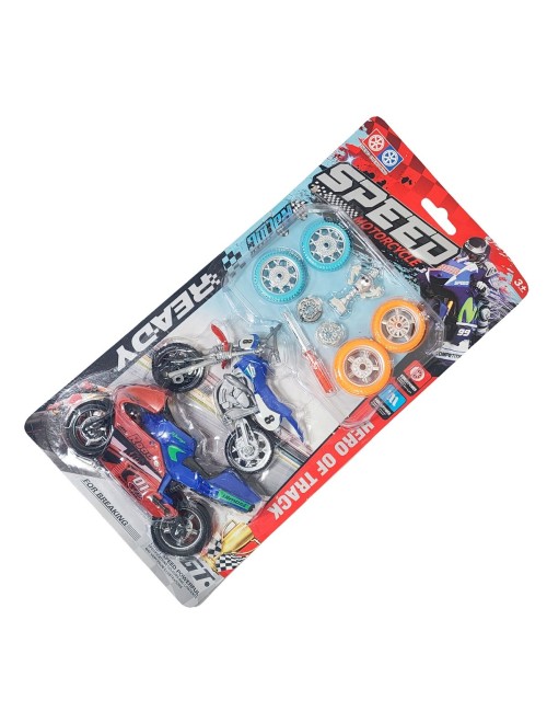 Moto Motocicleta Speed Duo Juguete Personalizalo Champions