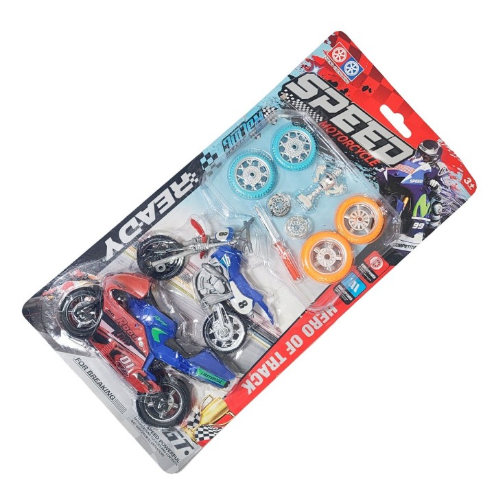 Moto Motocicleta Speed Duo Juguete Personalizalo Champions