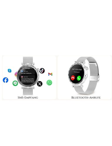 Reloj Inteligente Smartwatch Llamadas Dama Mujer Smart Gs-50