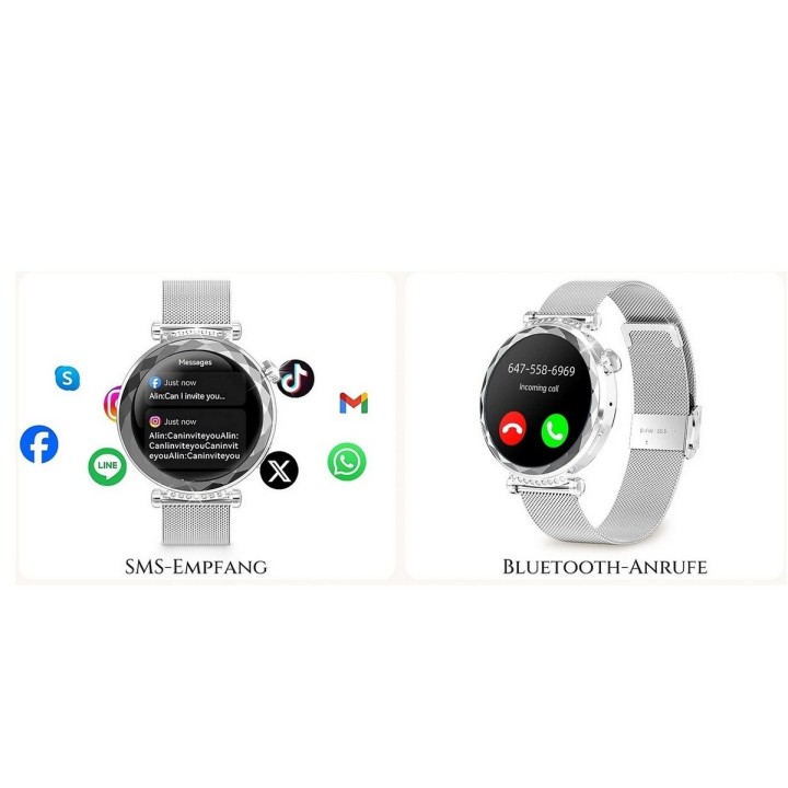 Reloj Inteligente Smartwatch Llamadas Dama Mujer Smart Gs-50