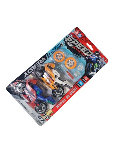Moto Motocicleta Gp Speed Duo Juguete Personalizable