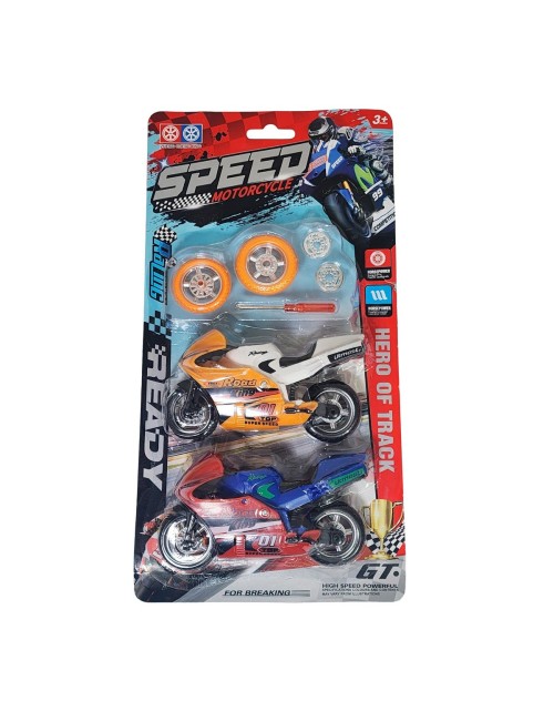 Moto Motocicleta Gp Speed Duo Juguete Personalizable