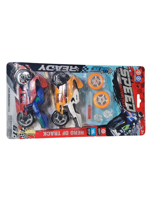 Moto Motocicleta Gp Speed Duo Juguete Personalizable