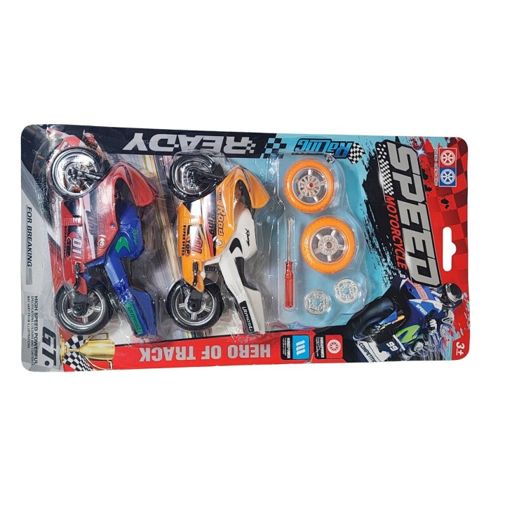 Moto Motocicleta Gp Speed Duo Juguete Personalizable