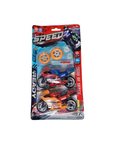 Moto Motocicleta Gp Speed Duo Juguete Personalizable