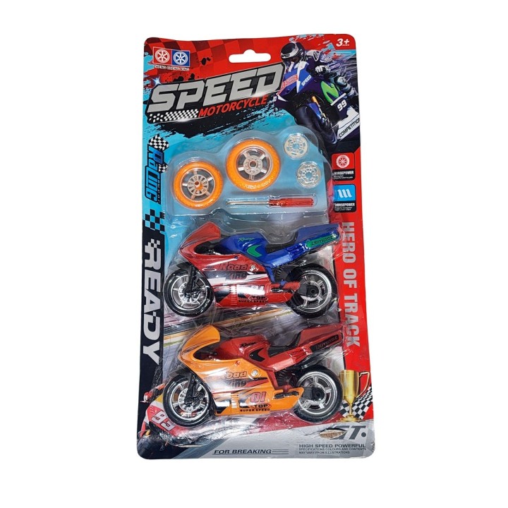 Moto Motocicleta Gp Speed Duo Juguete Personalizable