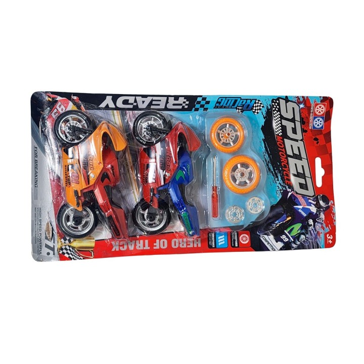 Moto Motocicleta Gp Speed Duo Juguete Personalizable