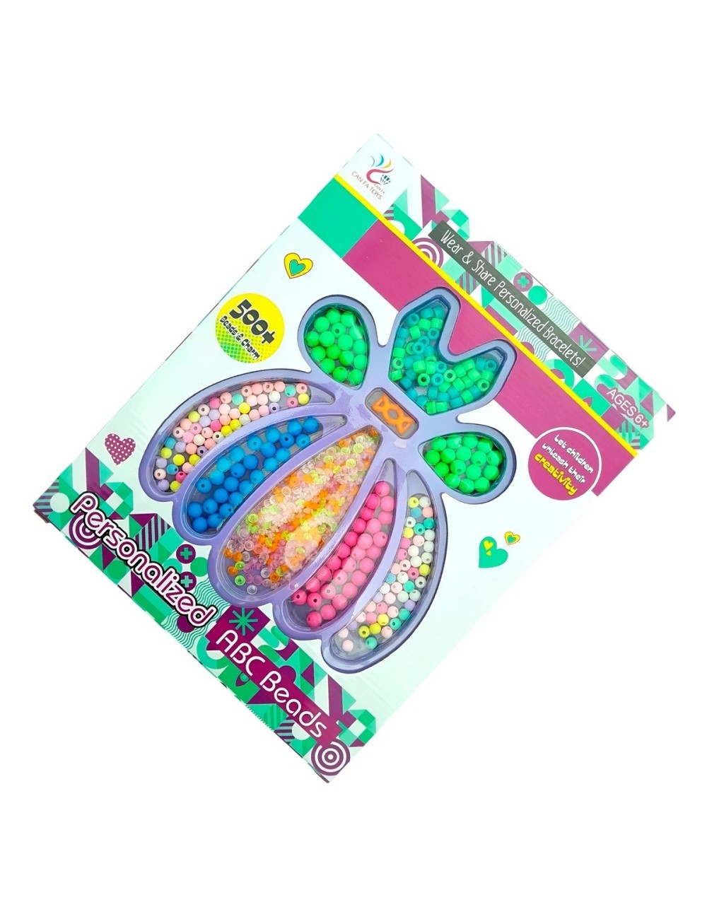 Set Kit Para Hacer Pulseras Charms Juguete Didactico Cactus