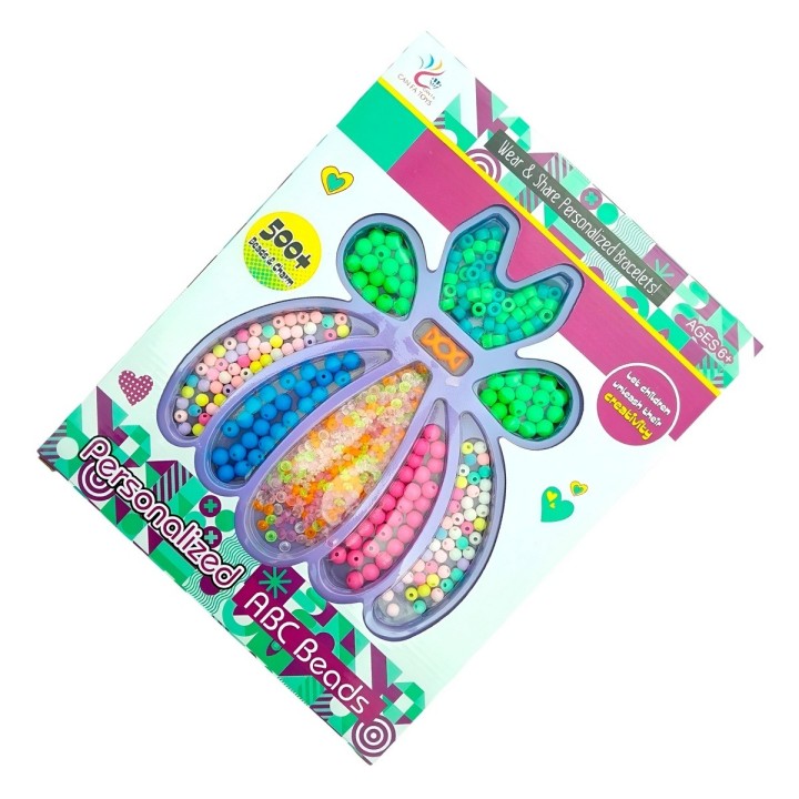 Set Kit Para Hacer Pulseras Charms Juguete Didactico Cactus