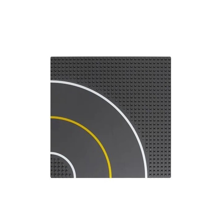 Placa Base Gris Compatible Con Lego 25cm X 25 Cm