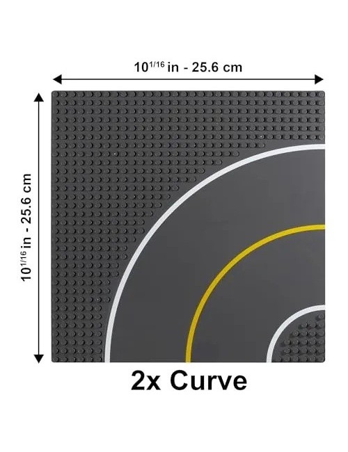 Placa Base Gris Compatible Con Lego 25cm X 25 Cm