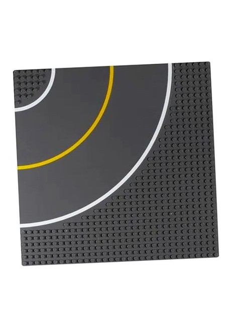 Placa Base Gris Compatible Con Lego 25cm X 25 Cm