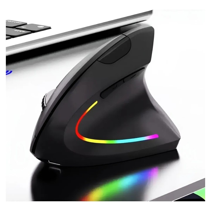 Mouse Ergonómico Inalambrico Recargable Jertech Jr322