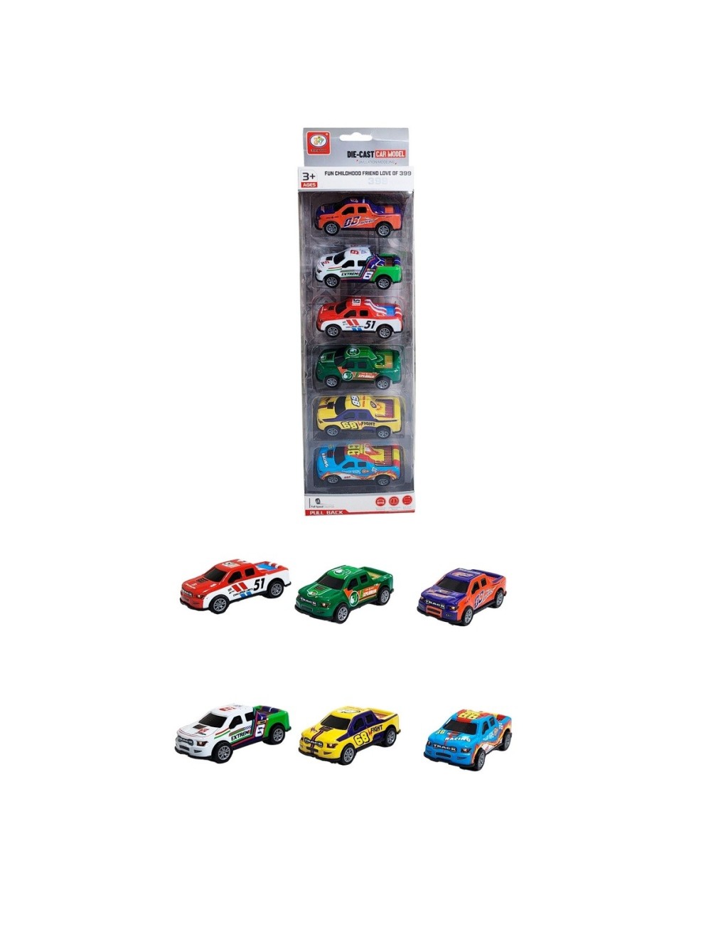 Carro Camioneta Fuerza Publica Emergencia Deportivo X 6 Unid