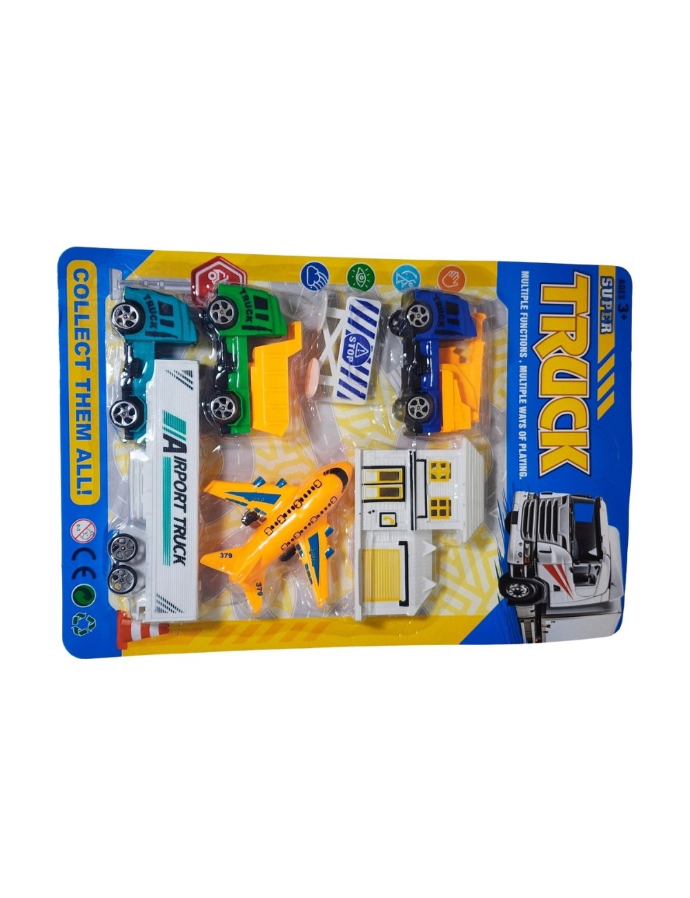 Camiones Tractomula Avion Transporte + Accesorios Juguete