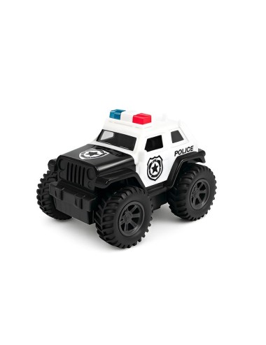 Carro Policia Tumbling Movimiento Interactivo + Baterias