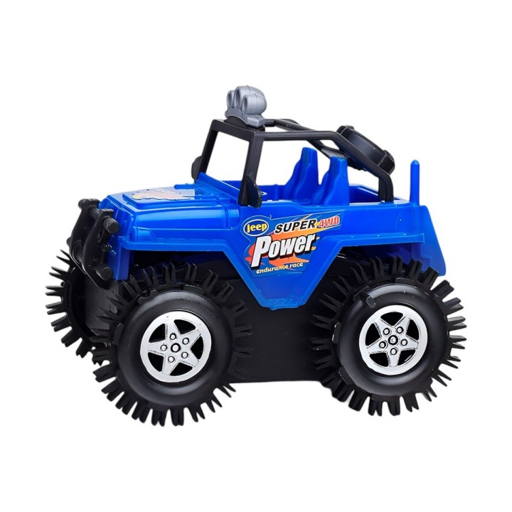 Carro Jeep Tumbling Movimiento Interactivo + Baterias