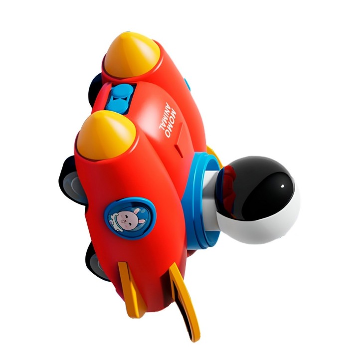 Carro Meteoro Astronauta De Cuerda Juguete Interactivo