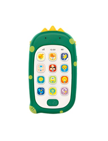 Telefono Dinosaurio Didactico Interactivo Puzzle + Baterias