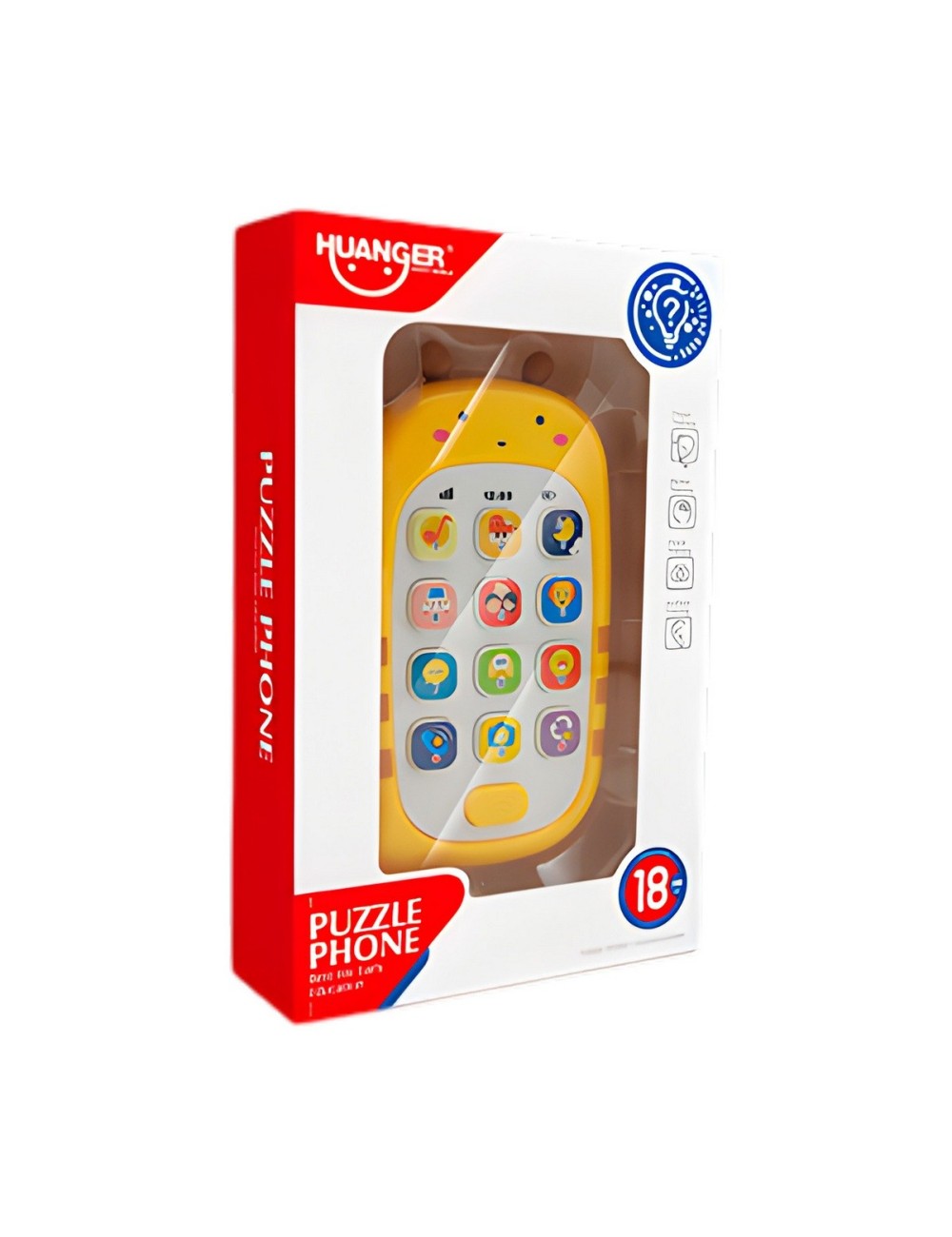 Telefono Oso Didactico Interactivo Puzzle + Baterias