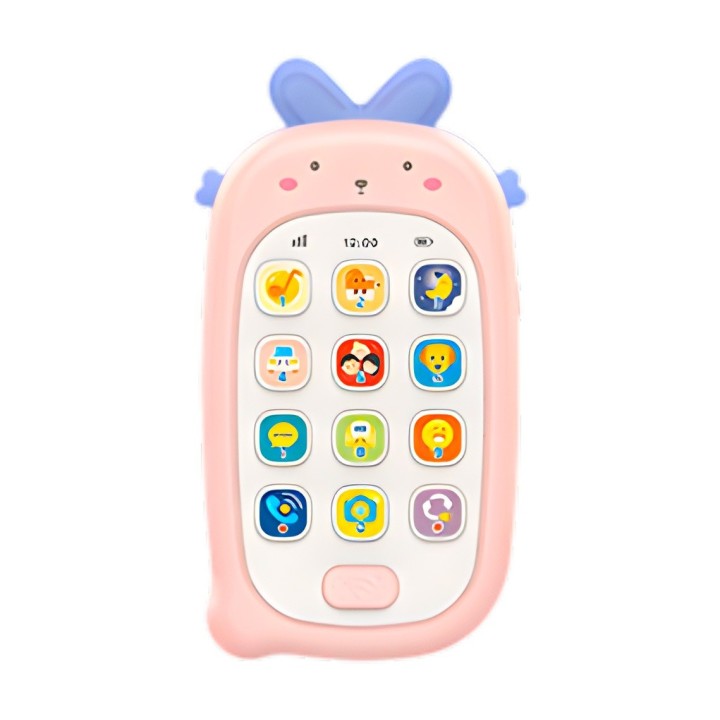 Telefono Conejo Didactico Interactivo Puzzle + Baterias